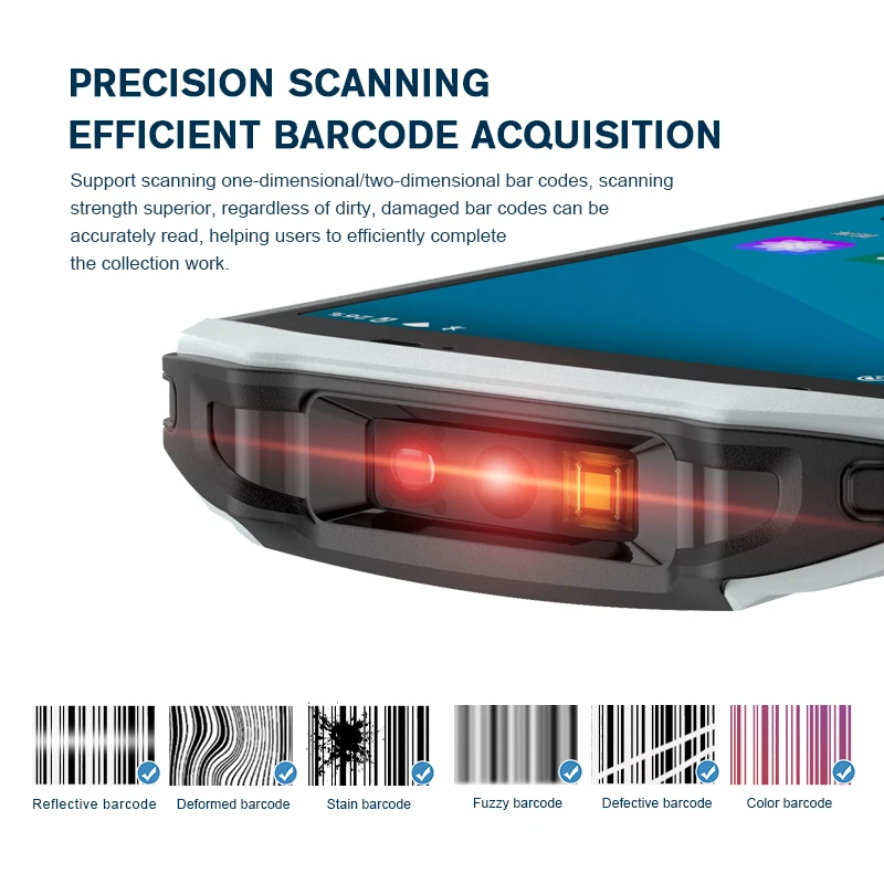 F502 Full Screen Handheld Terminal Device Logistics Scanning Gun Android Handheld Terminal Industrial Handheld Device