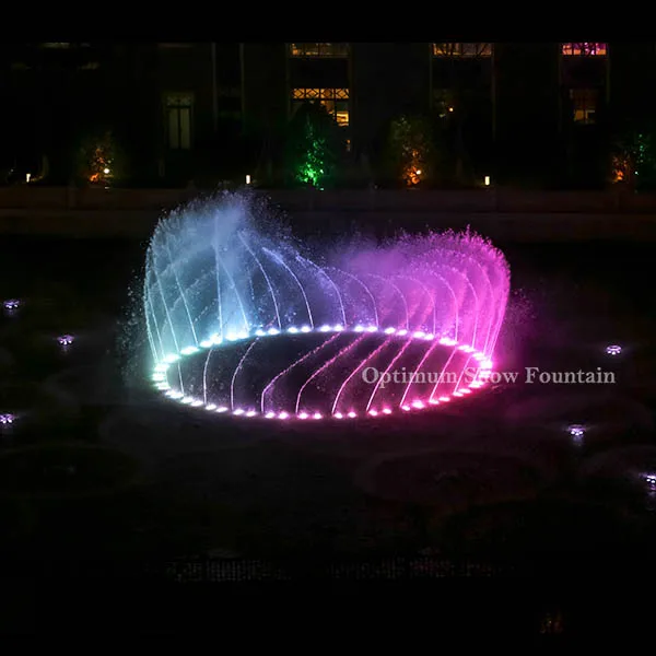 Free Design Multimedia Large Pool Music Dancing Water Fountain Show Outdoor With RGB Lights
