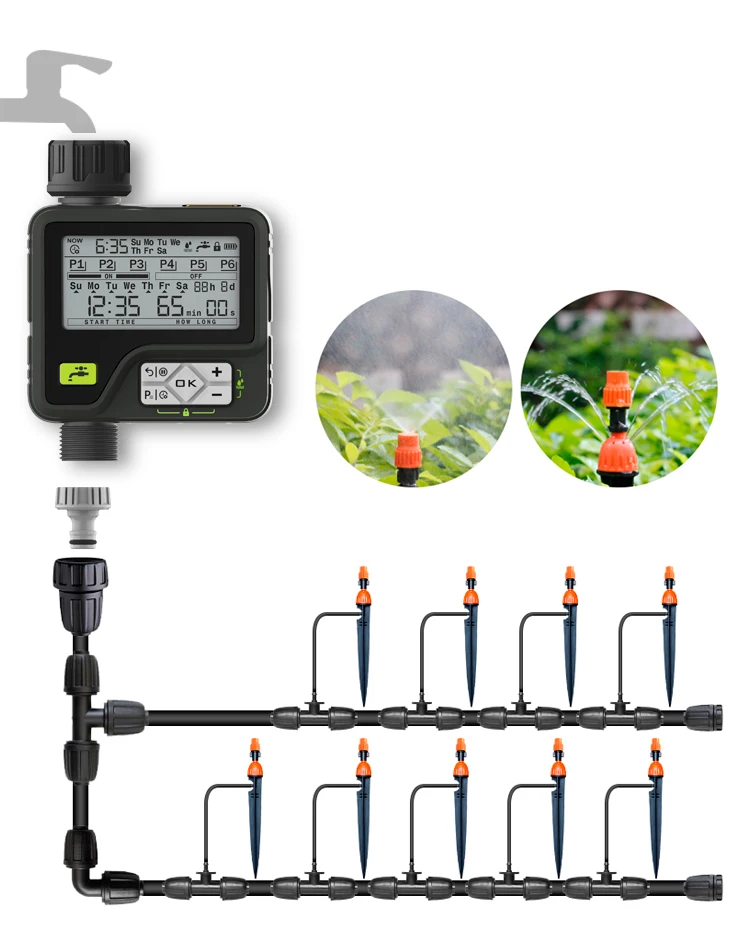 Automatic Super Timing System LCD Electronic Home Garden Irrigation Water Timer