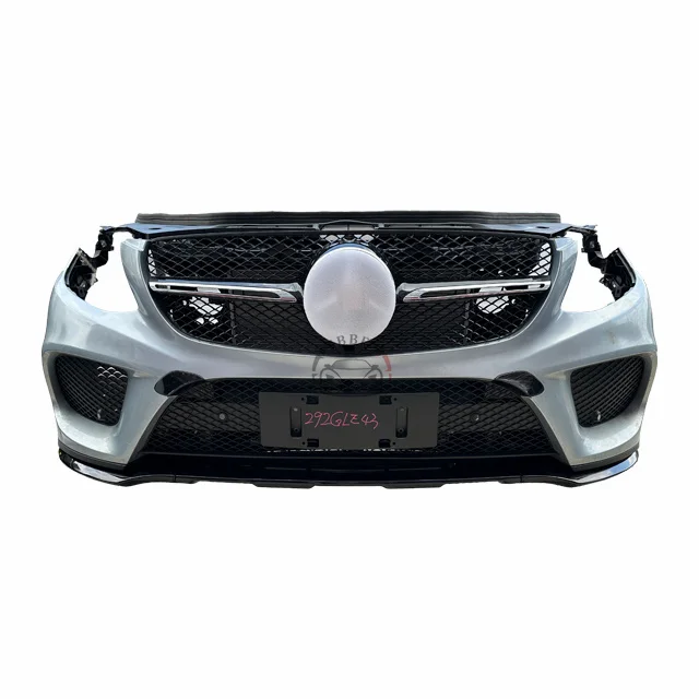 High Quality Used Front Bumper for Mercedes Benz GLE AMG 43 293 Second-Hand Condition