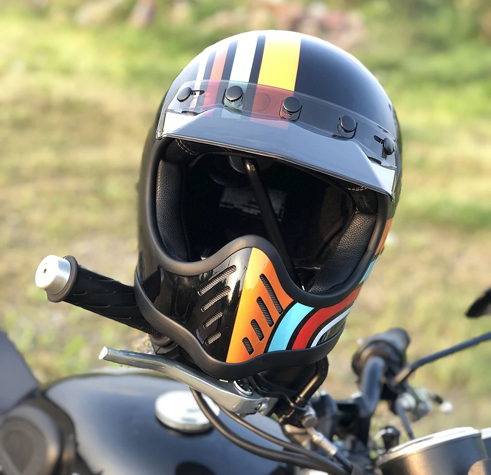 american flag full face motorcycle helmet Hot Leathers HLT68 American Flag Black Glossy Motorcycle Skull Cap Half Helmet DOT Approved