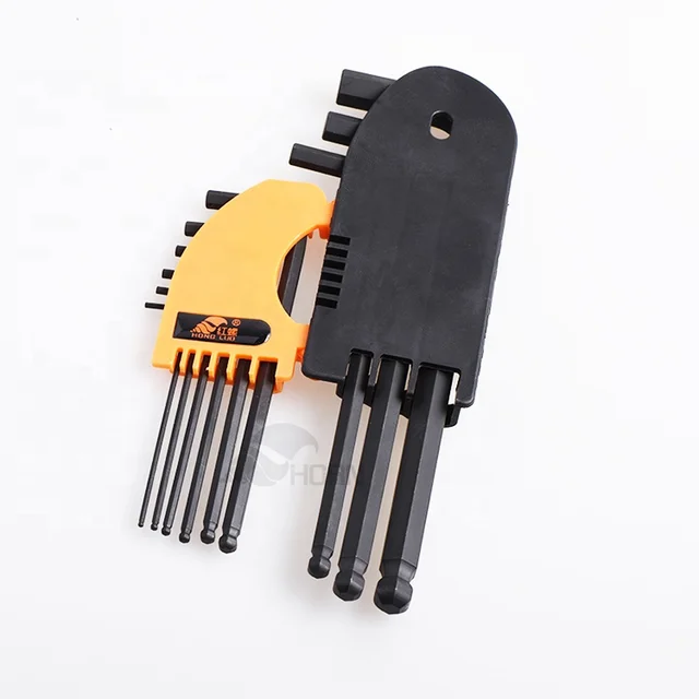 China History High Precision High Quality Professional Metric Carbon Steel Black Oxide Allen Key Set
