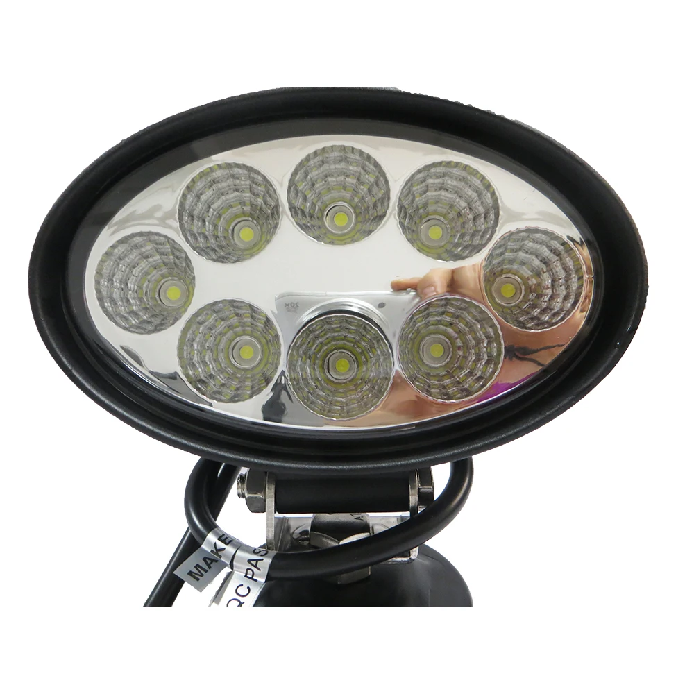 5.5 inch 24W Oval Roof Trailer Boat Agriculture Tractor oval led work light