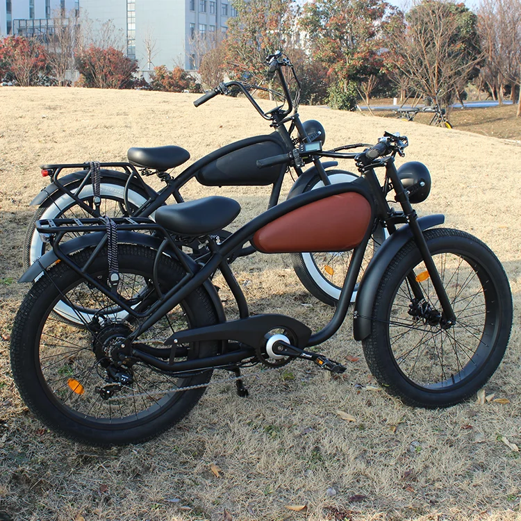 48v Retro Style Electric Bike High Speed Waterproof Hybrid Powerful Electric Bicycle Beach Cruiser E Bike Europe