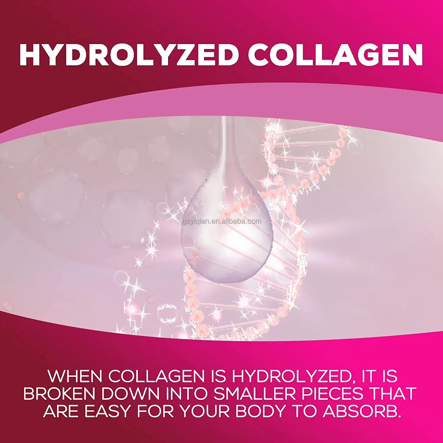 Customizable Hyaluronic Acid And Vitamin C Hydrolyzed Collagen Peptides