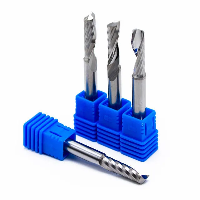 Factory Customized Carbide End Mills For Acrylic Spiral Router Bit Wood