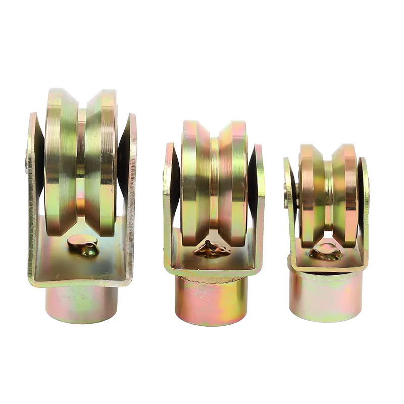 360-Degree Rotational Sliding Gate Roller Double Bearing V Y U  Groove for Door & Window Roller U-groove/V-groove/Y-groove