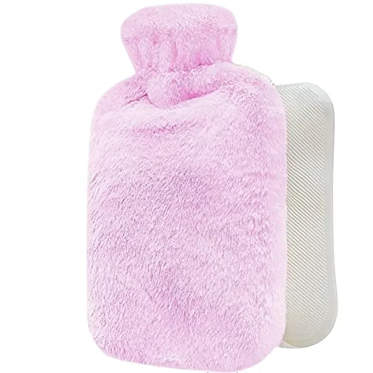 Симпатичная бутылка для горячей воды с сумкой из натурального каучука, теплая сумка для горячей воды