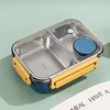 2 compartment ss304-Blue