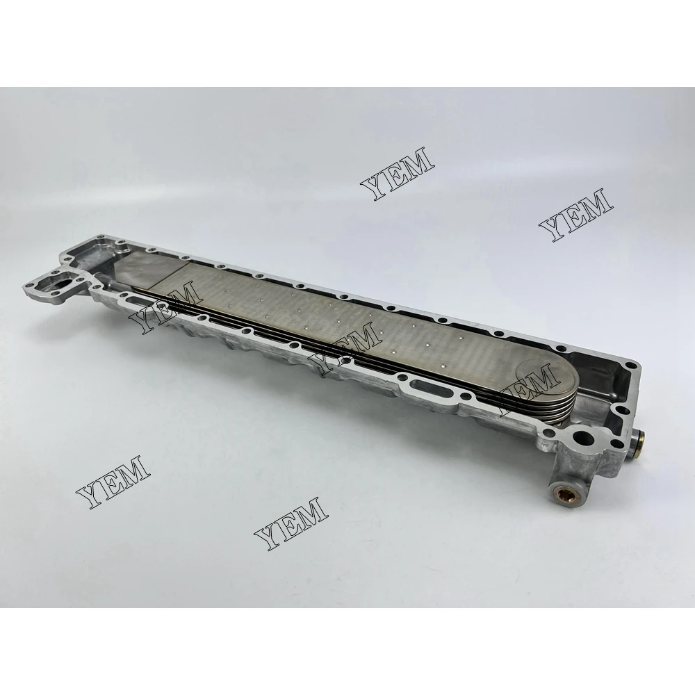 For Isuzu 6BG1 Oil Radiator Core Cover Assembly Diesel Engine 5