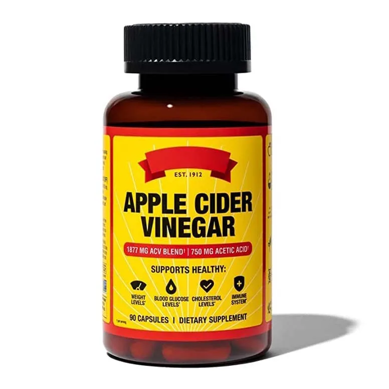 Oem Weight Loss Acv Supplement With Vitamin D3 & Zinc And Vegan Apple Cider Vinegar Capsules For