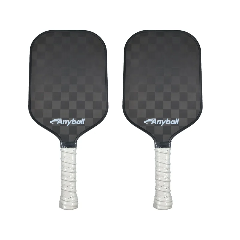 High Quality Professional Pickle Rackets 16mm Fabric Fiber Pickleball Rackets Rough Surface Paddle 18k Surface