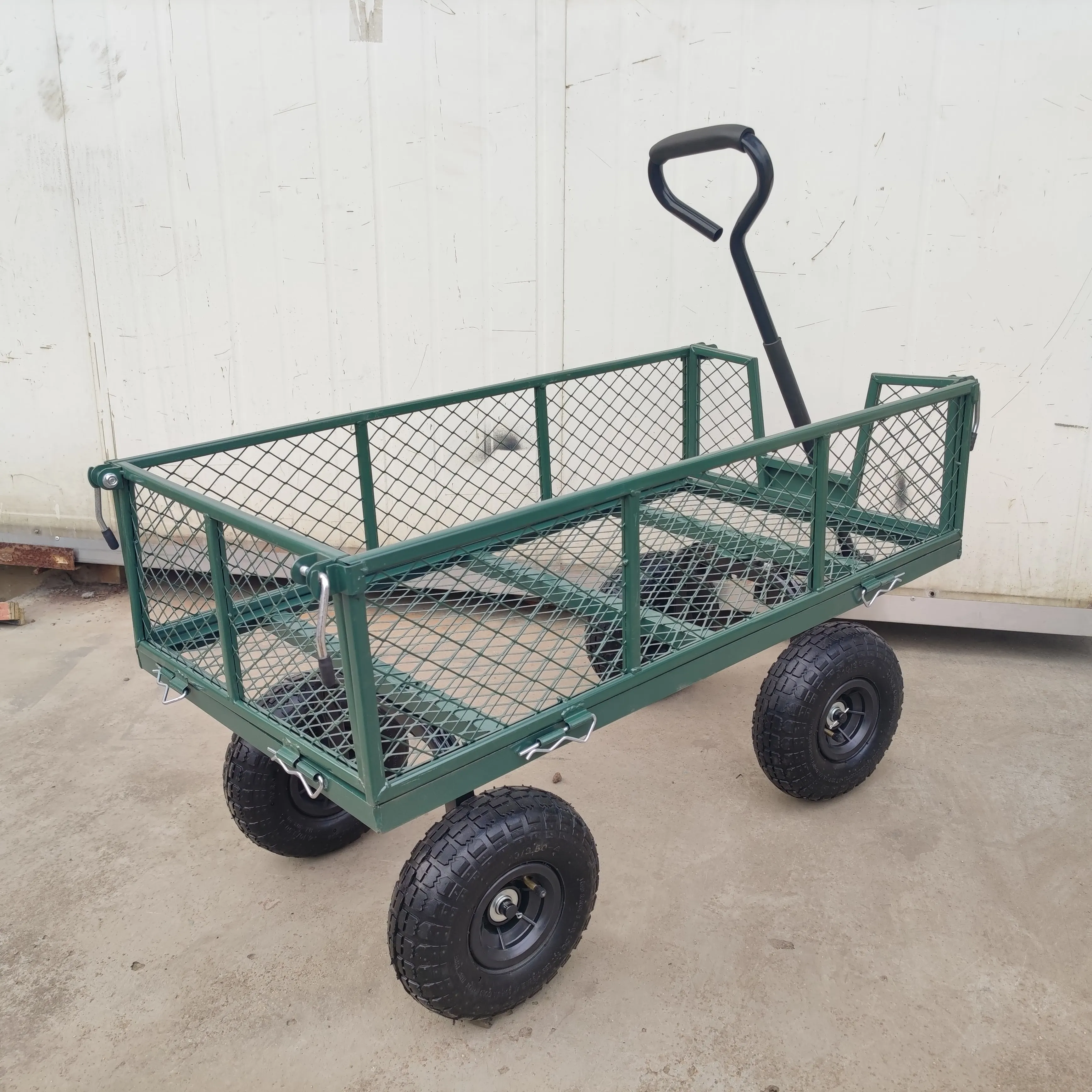 Mesh Cart Garden Truck Trolley Heavy Duty 900 Lbs Capacity Outdoor