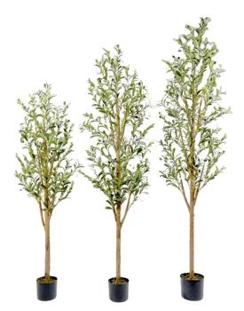 New Design Wholesale Artificial Olive Tree Faked Faux Olive Tree Plant for Home Office Shopping Mall Store Decoration