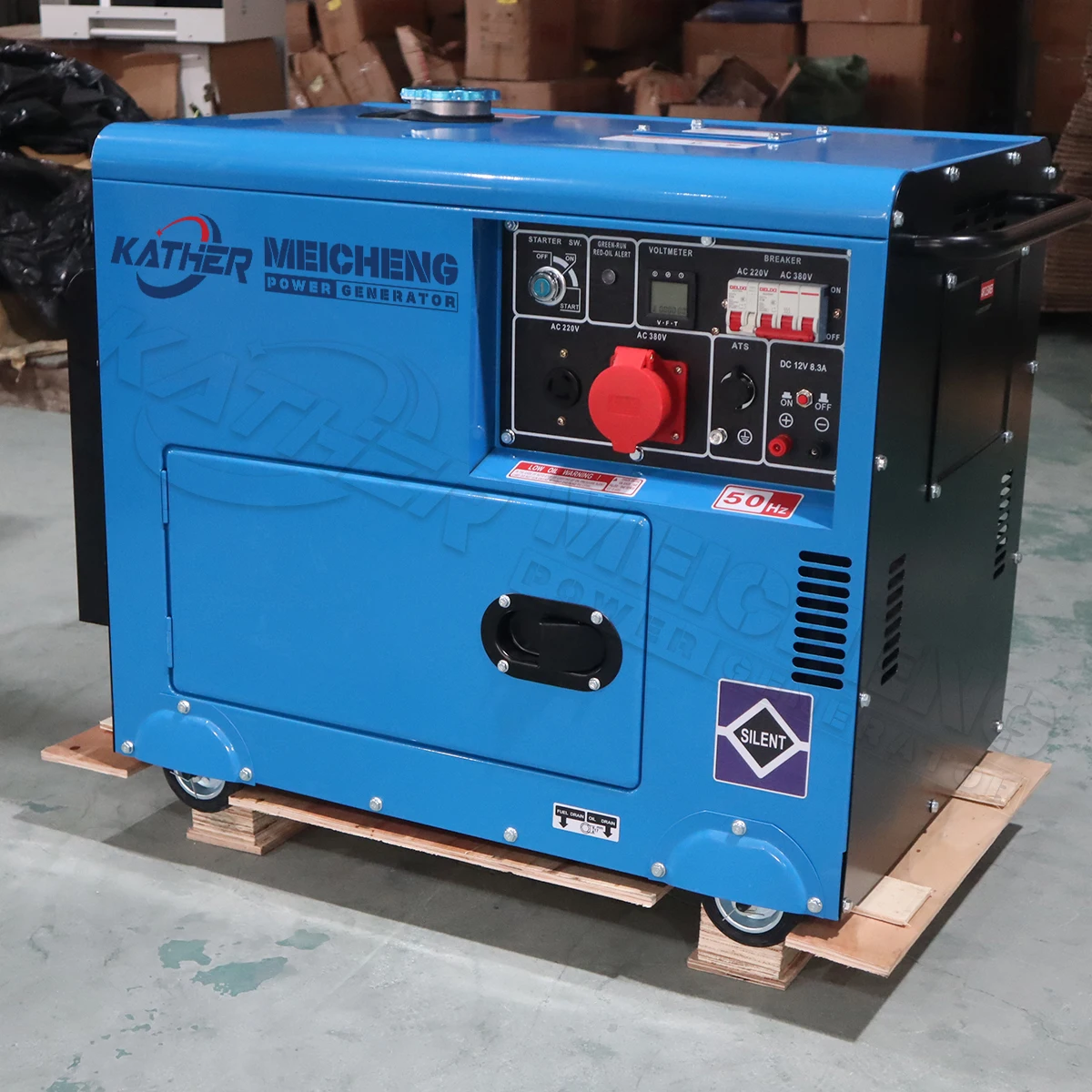 Portable Electrical Generators 10Kw 12Kw 15Kw16kw 18kw 20kw 25kw 30kw Generator Factory Cheap Standby Silent Diesel Genset China