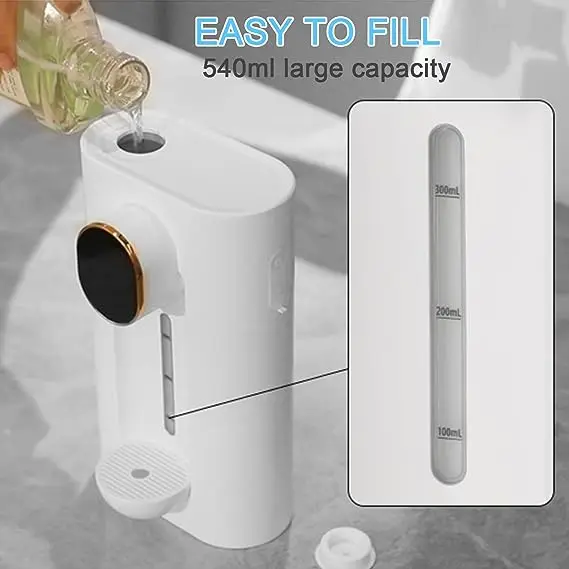 Smart Home Wall-Mounted 540ml Automatic Electric Mouthwash Dispenser with Cups Liquid Pump for Hotel Bathroom