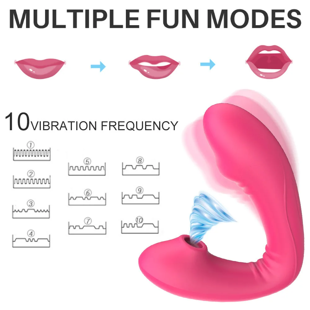 10 vibration mode settings and intensity controls