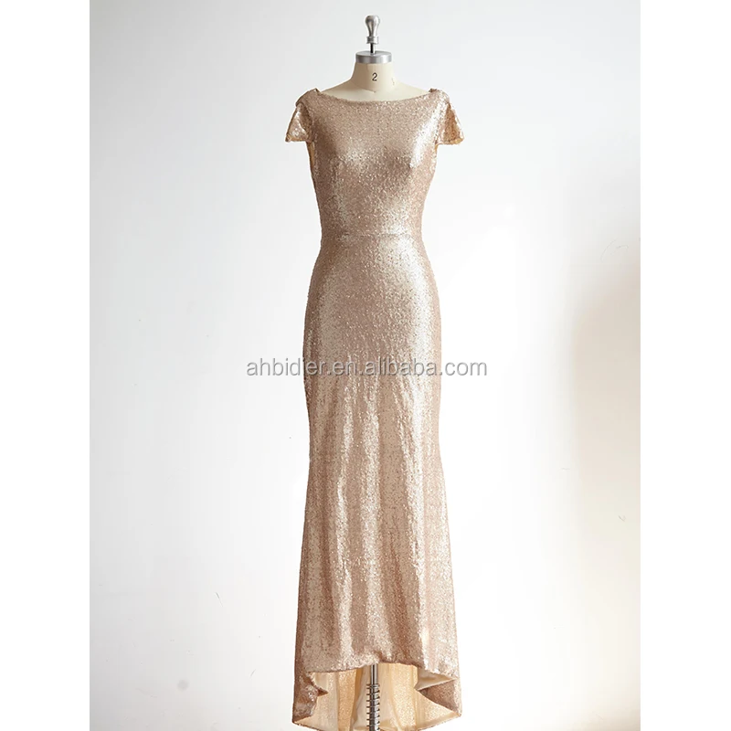 Vestido lentejuelas largo boda Clearance