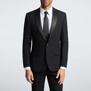 Senior Sense Breathable Waterproof Two-Piece Slim Suit for Men Formal Wedding Groom Exquisite Fashionable Veste Homme Costume