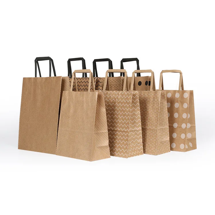 Factory Price High Quality Kraft Paper Custom Gift Bags Oem Custom