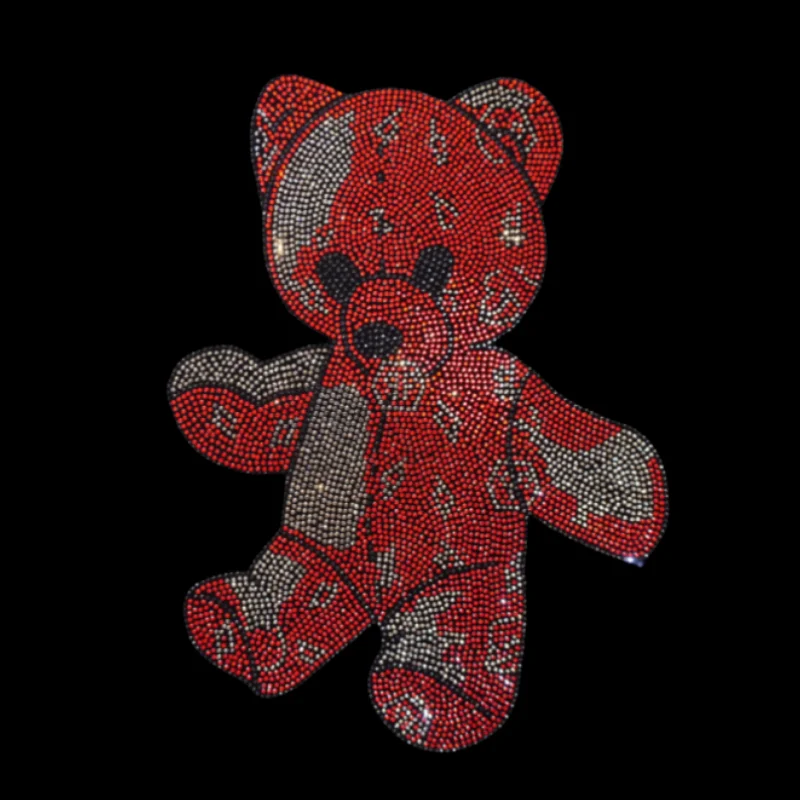 Superior Quality Cat Motif Rhinestone Heat Transfer Designs Cute Cat Rhinestone Iron On Design