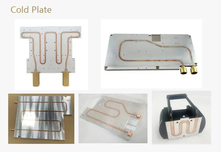 Aluminum Water Cooling Plate with Copper Tube, High Power IGBT Liquid ...