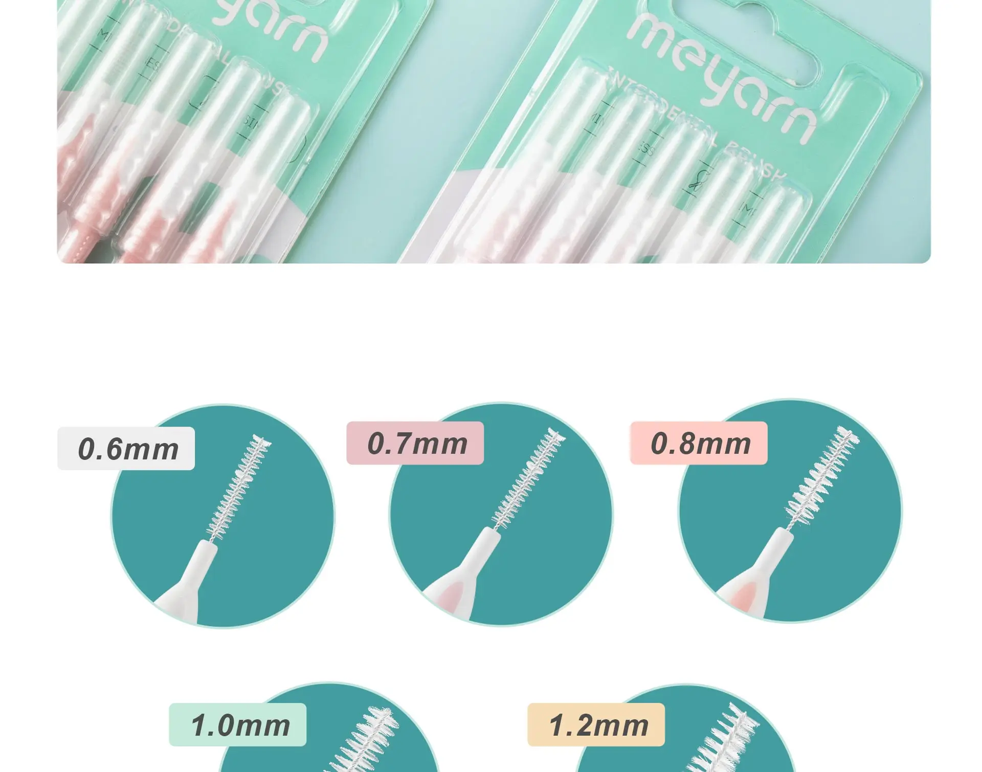 Adult Interdental Brush Dental Oral Interdental Brush Between Teeth ...