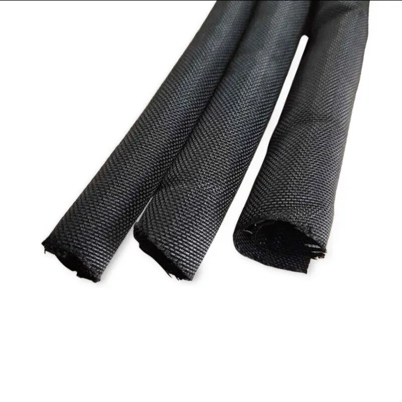 TUOYAN Self-winding textile sleeve China Supply Spiral Wrapping Pet Braided Self-Rolling Textile Sleeving