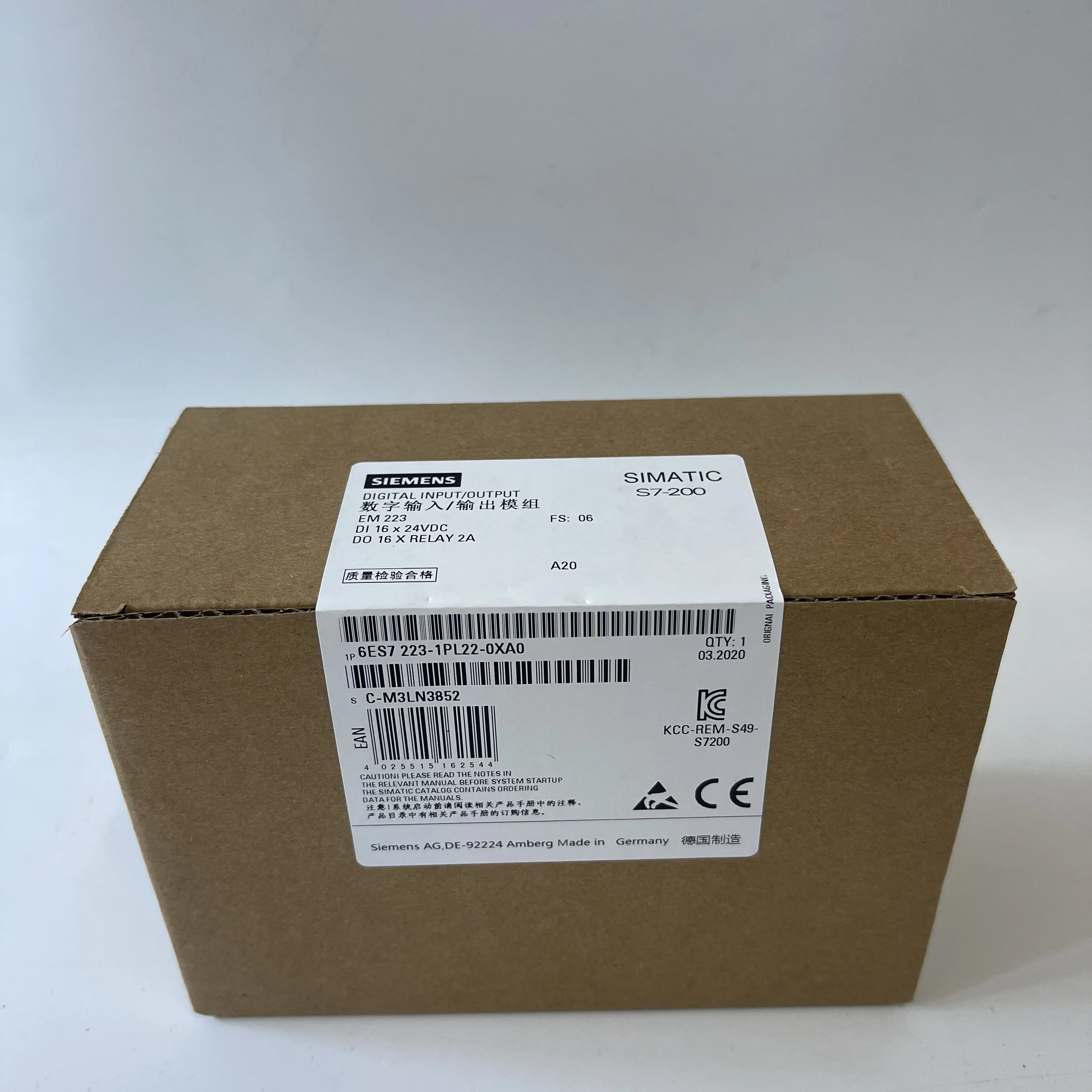 Siemens SIMATIC S7-200 Digital Input/Output Module 6ES7223-1PL22-0XA0