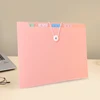sac accordéon rose à 5 poches