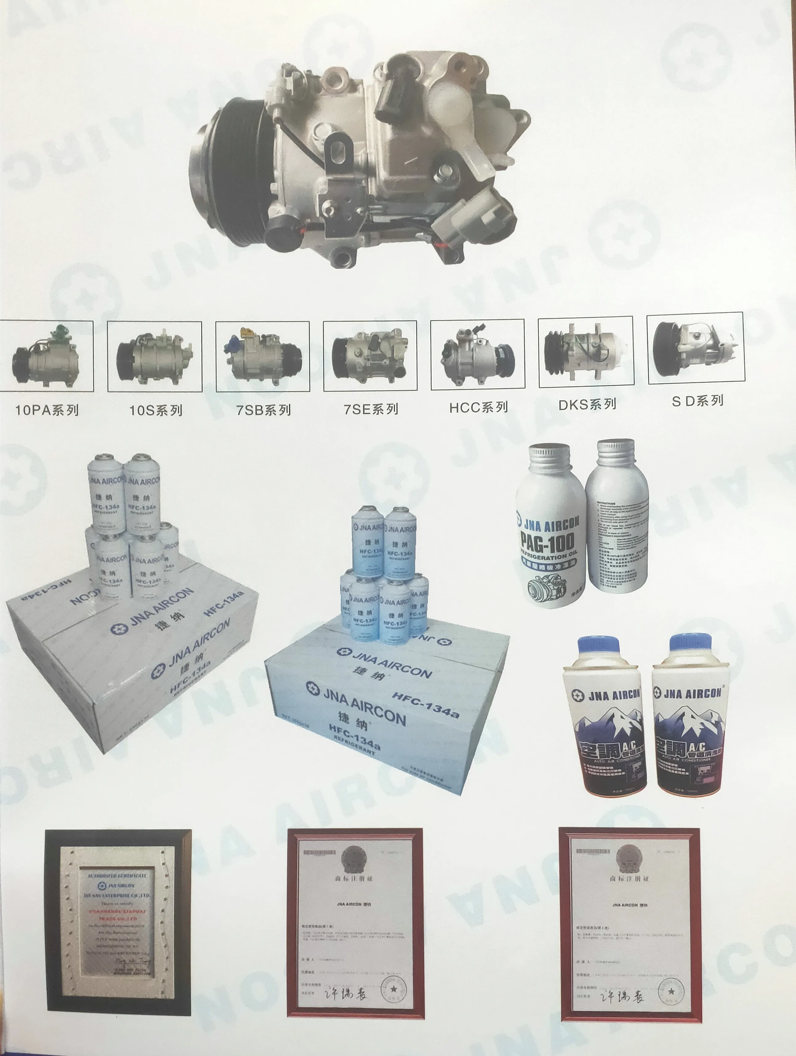 Auto Air Conditioning Parts for Peugeot 301 & Citroen Elysee