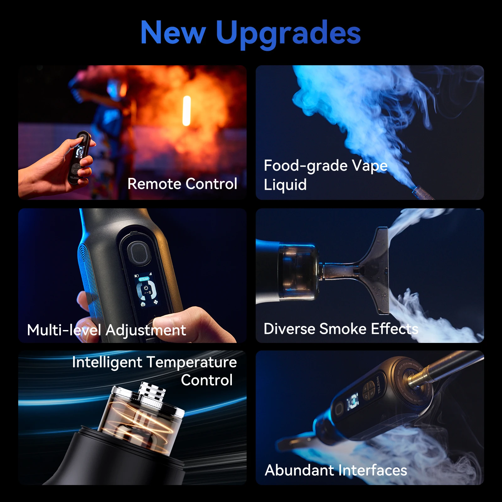 Telesin Dry Ice Smoke Photography Effect with Remote Control for Portrait Photography Film 40W Portable Fog Smoke Machine Telesin Dry Ice Smoke Photography Effect with Remote Control for Portrait Photography Film 40W Portable Fog Smoke Machine