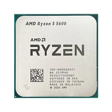 AMD R5 5600 CPU 3.5GHz 6-Core 12-Thread Processor with 32M L3 Cache Compatible with Socket AM4 Desktop Cooler 7NM Technology