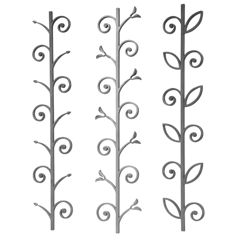 Forged Iron Balustrades Wrought Iron Tree Branch Decorative Metal Stair Pickets