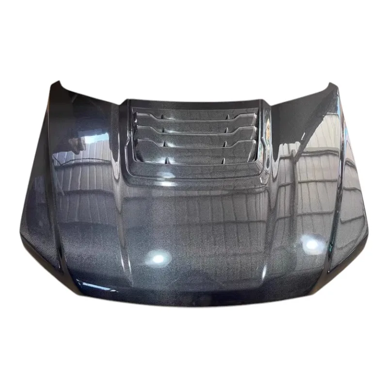 For 2021+ Ford F150 Front Bonnet Hood Vent Modified Double Side Carbon ...