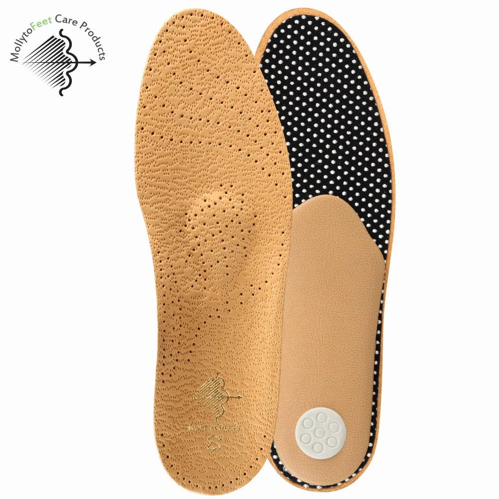 2023 Mollyto Arch Supports Orthotic Insoles Leather Insoles For Boots ...