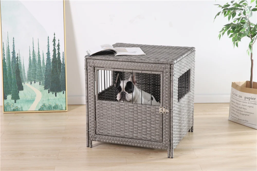 Picture of New Design Rattan Wicker Pet Residence Dog Crate Animal Pet Furniture ...