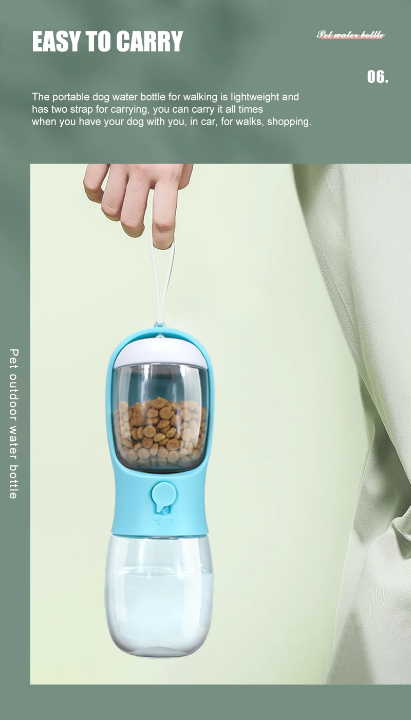 View of Eco-friendly Portable Pet Feeder - Sustainable & Convenient