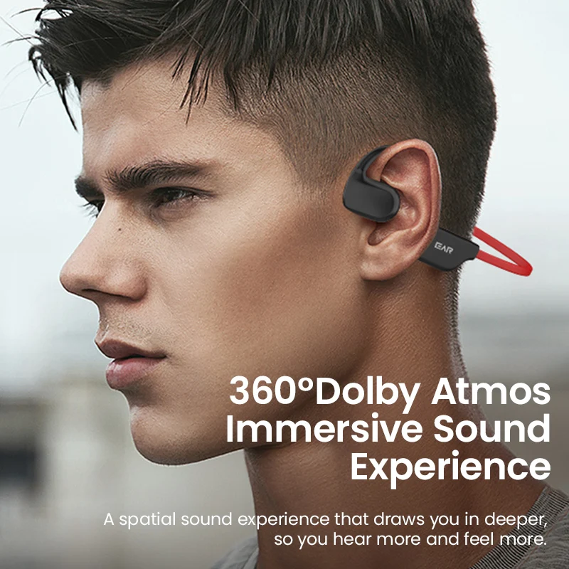 ALOVA in Stock Open Ear Headset Type-C Charging Bluetooth Headphones Ipx5 Running Sport aperçu 5