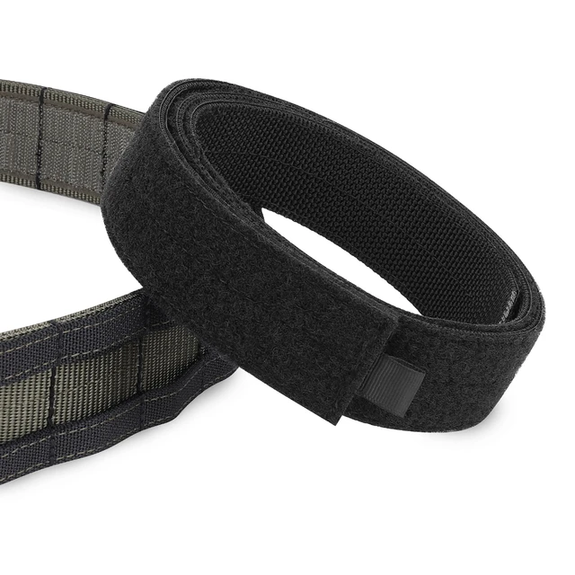 KRYDEX Tactical Inner Belt 1.5 Inch Loop Liner Under Belt for Mens Sports Outer Duty Belt Nylon Waistband Hunting Accessories
