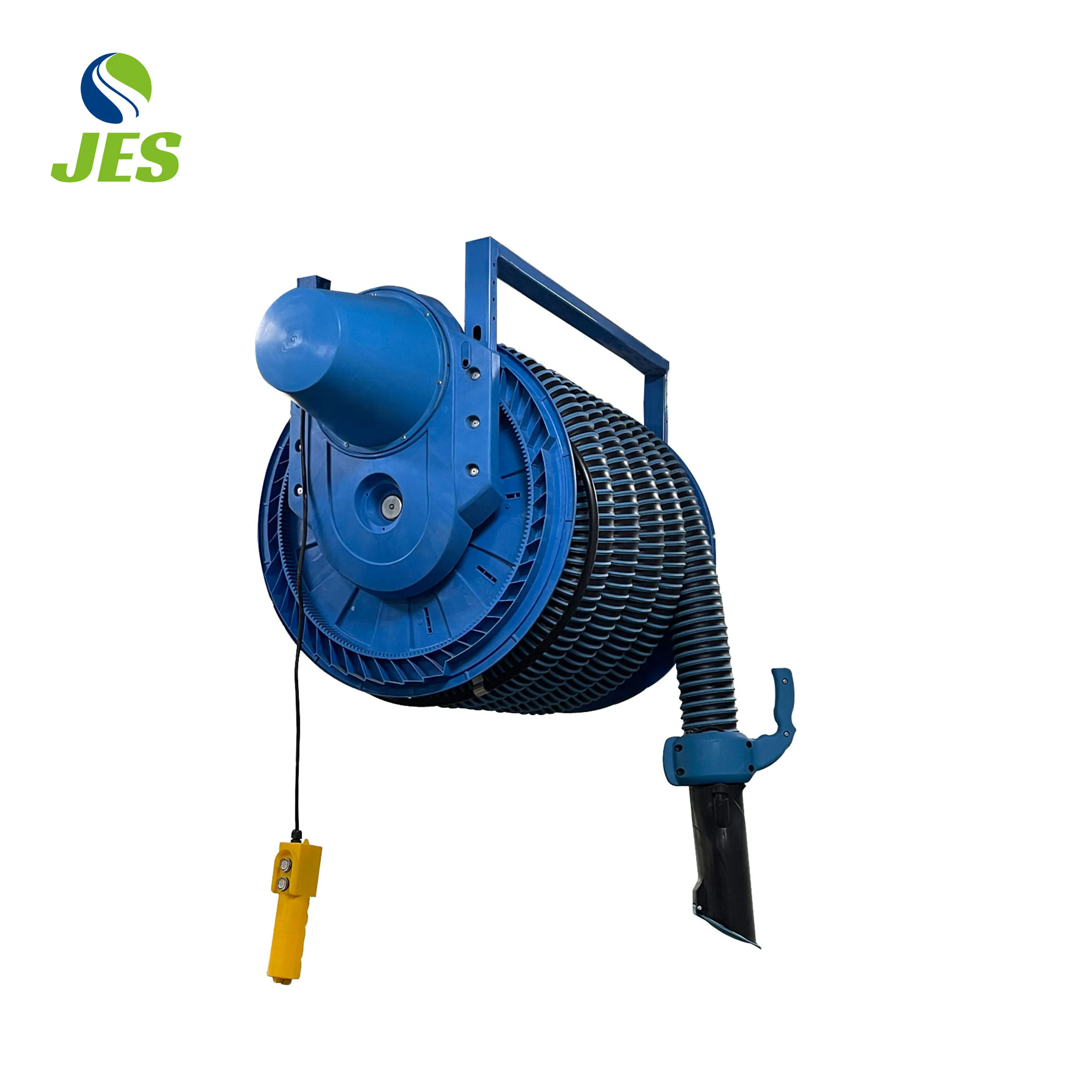 Моторизованная катушка для шланга автомобильного оборудования извлечения выхлопных газов