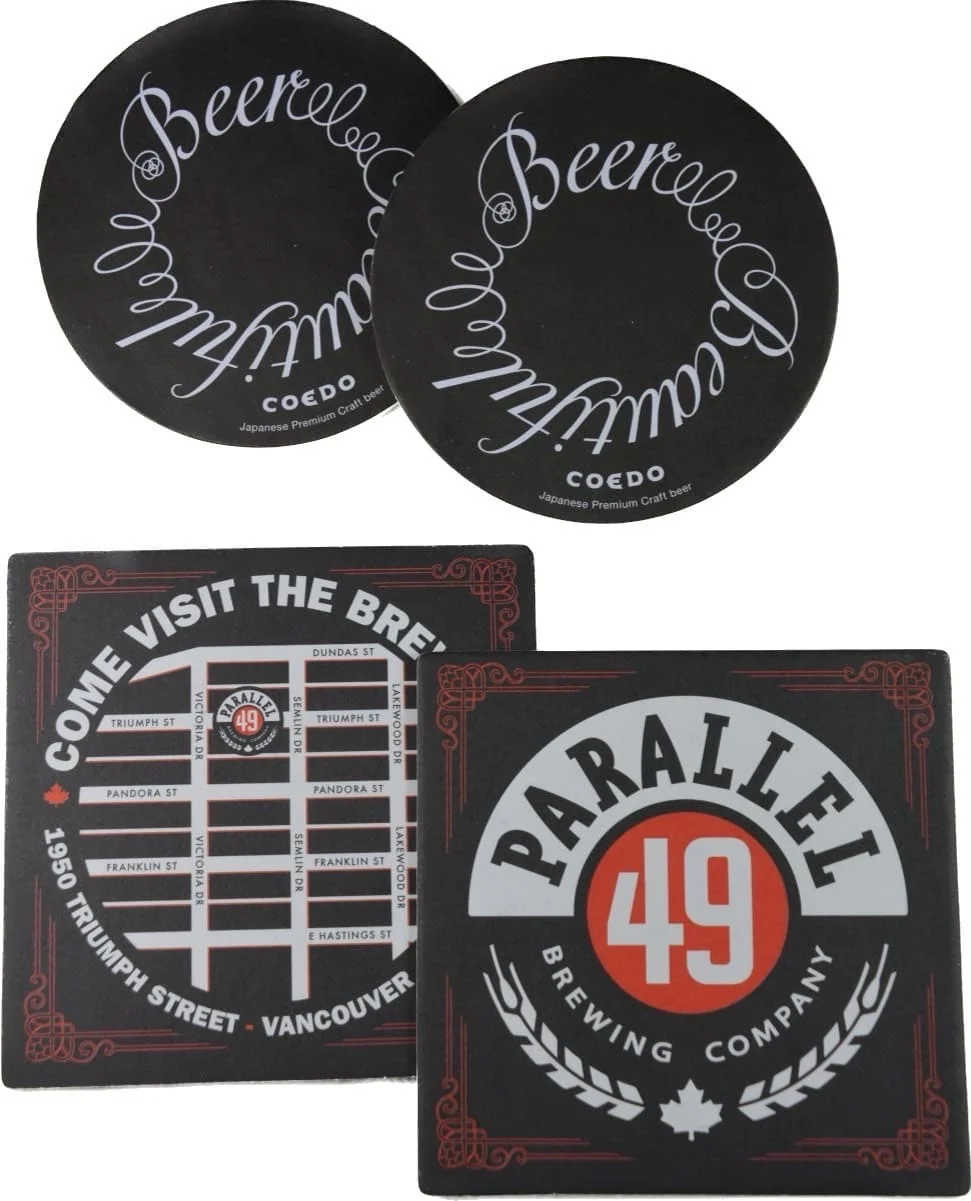 OEM ODM Tissue Paper Drink Customized logo Printing Absorbent paper coasters machine