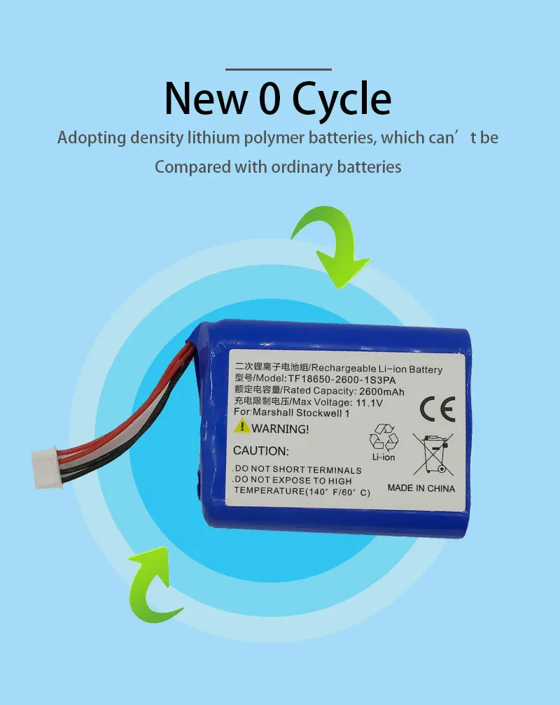 CameronSino Batería de 2600mAh/28.86Wh, 11,10 V, Li ion, color negro