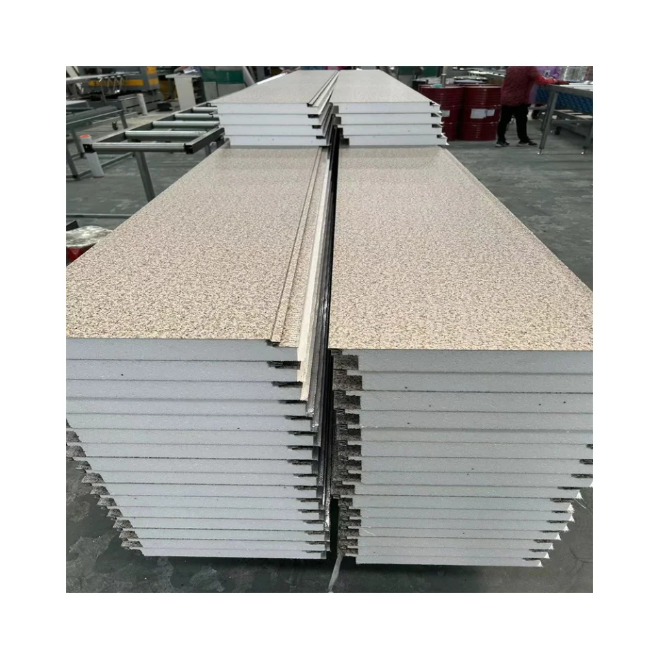 sound insulation acoustic panels thermal insulation sandwich panel EPS foam wall panel na ginagamit sa mga istrukturang bakal sa dingding ng semento