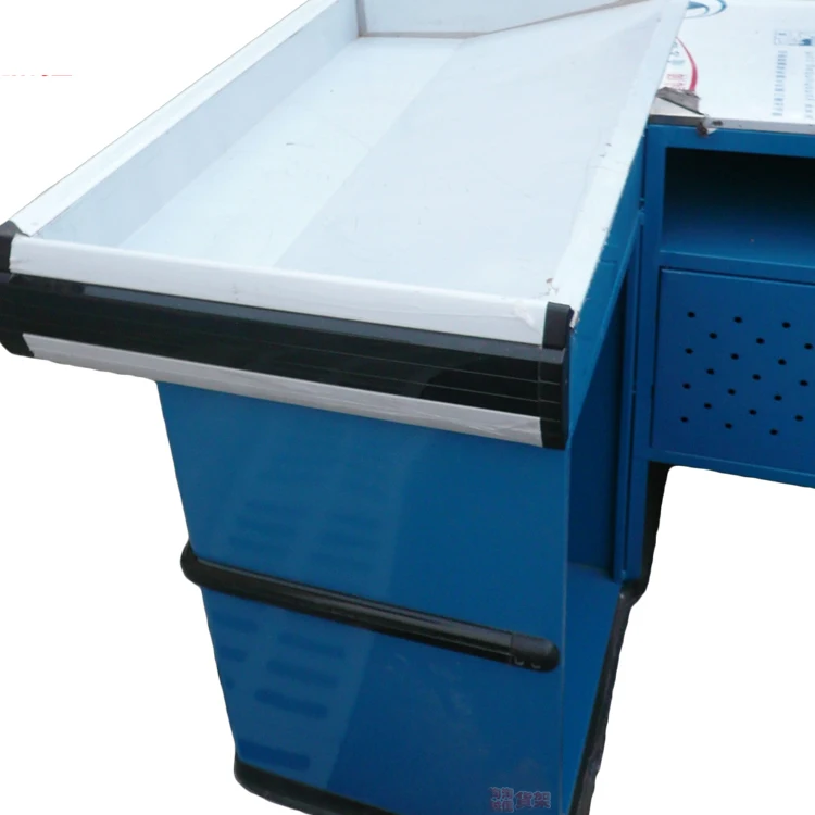 Round Checkout Counter Supermarket Checkout Counter  Convenience Retail Store Cash Table