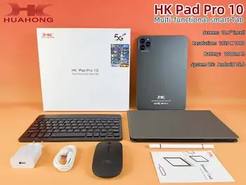 NEW HK Pad PRO 10 Tablet - 10.1-Inch - 4GB RAM, 32GB Storage