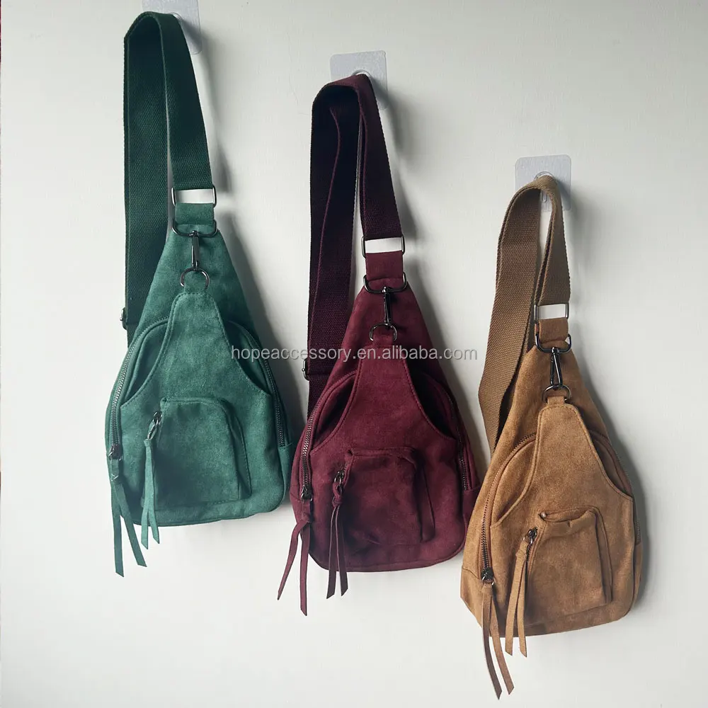 Solid Crossbody Belt Bag