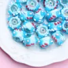 Perla blu - crema blu - fiore blu