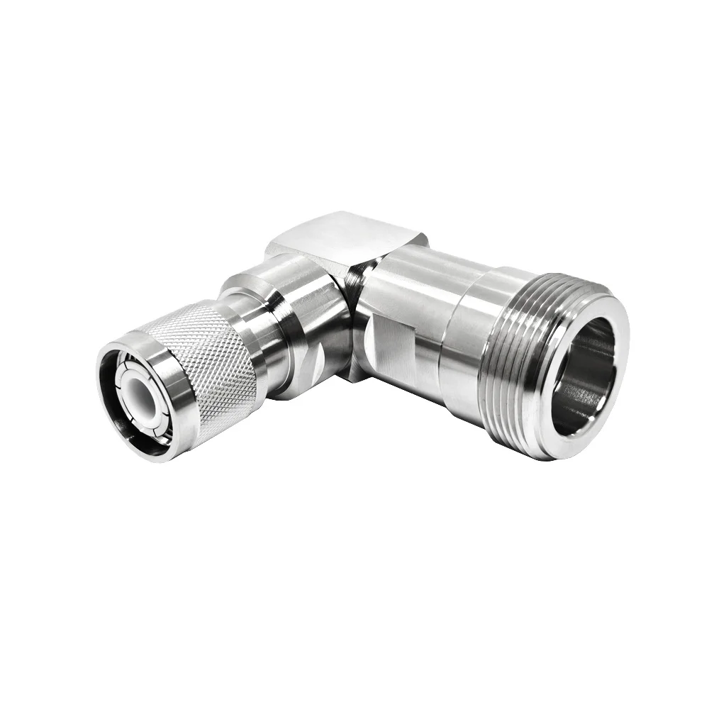 Adapter RF: N Masculus Plug ad LC Femina Jack, Angulus Dexter, 90 Graduum