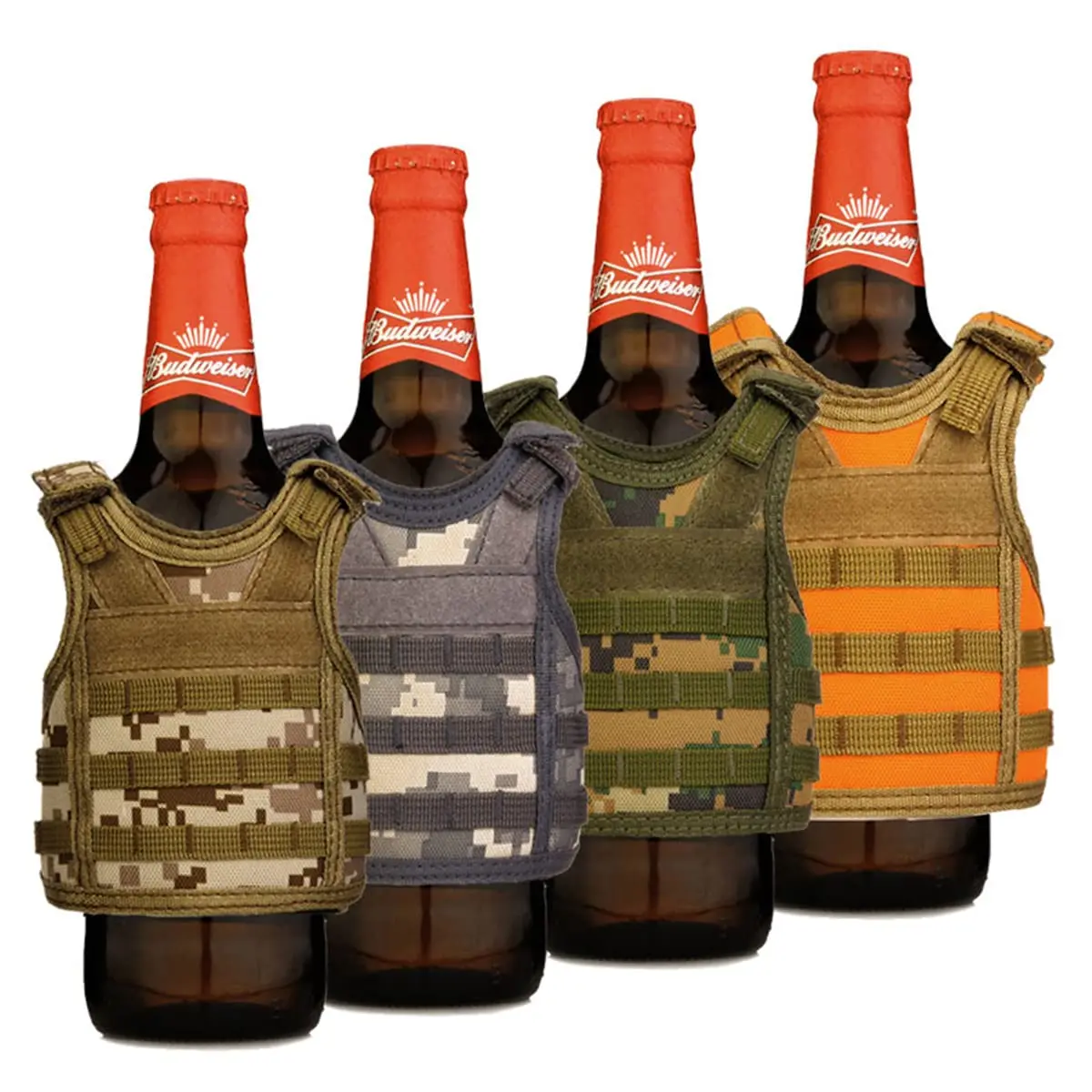 Molle Adjustable Beverage Holder Mini Tactical Bottle Gift Bag Bottles